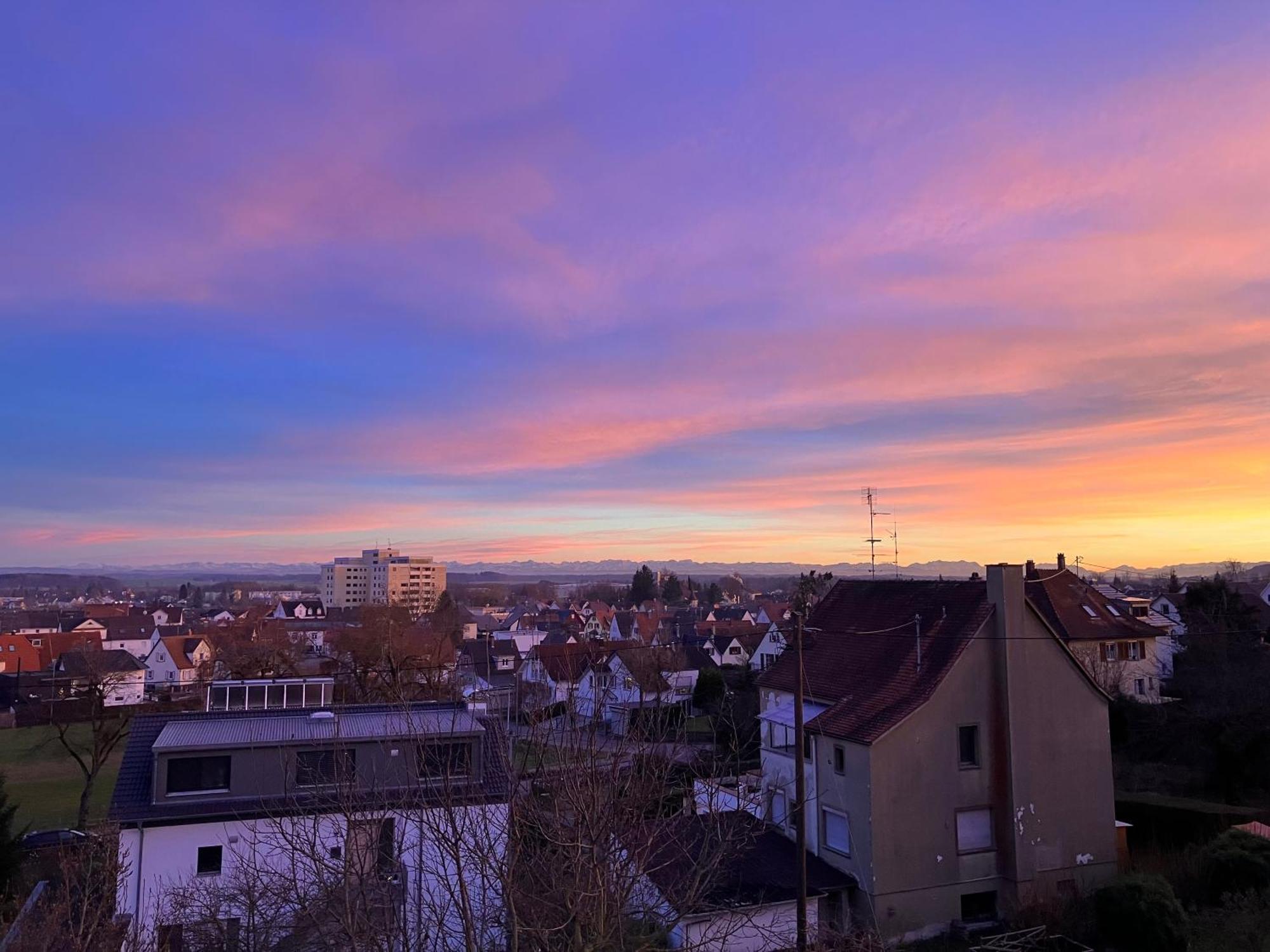 Ferienwohnung Weitblick Bad Schussenried Exterior foto